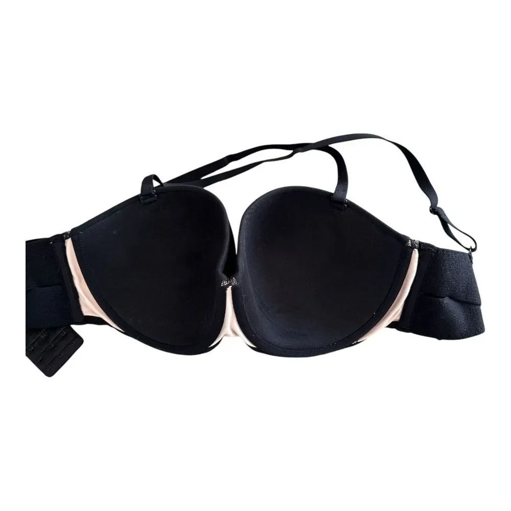 Victoria's Secret Body by Victoria Multi-Way Convertible Push Up Bra Black 32DDD